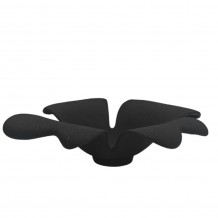 FLORA ΠΙΑΤΕΛΑ 38x36x11cm ΑΛΟΥΜΙΝΙΟ ΜΑΥΡΟ c539396