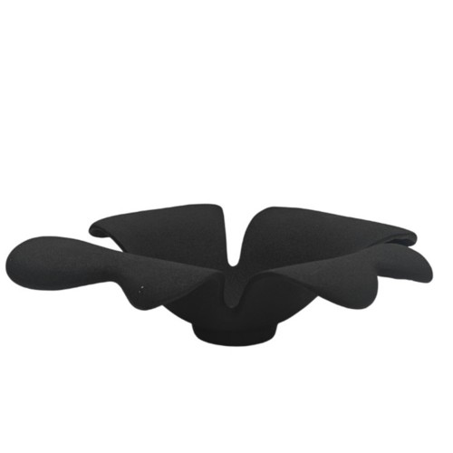 FLORA ΠΙΑΤΕΛΑ 38x36x11cm ΑΛΟΥΜΙΝΙΟ ΜΑΥΡΟ c539396