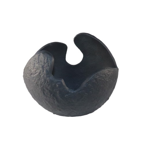 VULA ΒΑΖΟ 24x16x21cm ΑΛΟΥΜΙΝΙΟ ΜΑΥΡΟ c539397