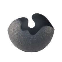 VULA ΒΑΖΟ 30x17x25cm ΑΛΟΥΜΙΝΙΟ ΜΑΥΡΟ c539398