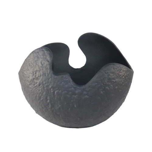 VULA ΒΑΖΟ 30x17x25cm ΑΛΟΥΜΙΝΙΟ ΜΑΥΡΟ c539398