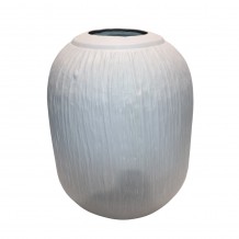 IVORA ΒΑΖΟ 29 5x29 5x40cm ΑΛΟΥΜΙΝΙΟ OFF WHITE c539400