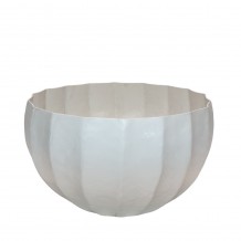 IVELLA ΒΑΖΟ 30x30x18cm ΑΛΟΥΜΙΝΙΟ OFF WHITE c539402