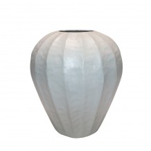 IVELLA ΒΑΖΟ 30x30x33cm ΑΛΟΥΜΙΝΙΟ OFF WHITE c539403