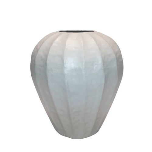 IVELLA ΒΑΖΟ 30x30x33cm ΑΛΟΥΜΙΝΙΟ OFF WHITE c539403