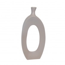 ELLA ΒΑΖΟ 18x6x42cm ΑΛΟΥΜΙΝΙΟ IVORY c539409