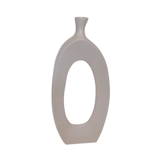 ELLA ΒΑΖΟ 18x6x42cm ΑΛΟΥΜΙΝΙΟ IVORY c539409