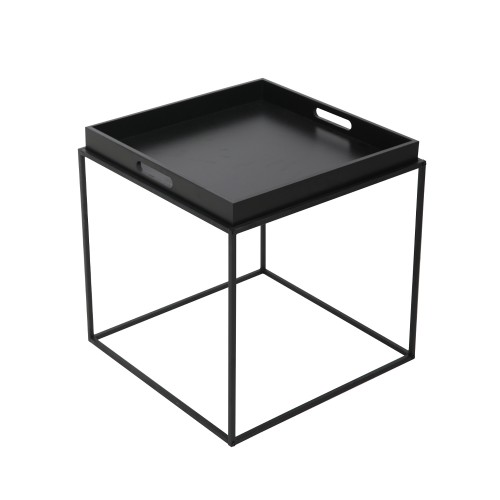 BUTLER SIDE TABLE ΜΑΥΡΟ 45x45x45cm c539411