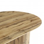 Τραπέζι Nembou pakoworld mdf σε oak απόχρωση 210x100x76εκ c539432