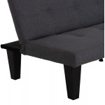 ΚΑΝΑΠΕΣ ΚΡΕΒΑΤΙ 2-ΘΕΣΙΟΣ KORO HM3304 01 ΓΚΡΙ PU ΔΕΡΜΑ 165x75x64Υεκ c539445