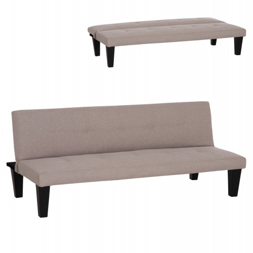 ΚΑΝΑΠΕΣ ΚΡΕΒΑΤΙ 2-ΘΕΣΙΟΣ KORO HM3304 04 ΜΠΕΖ PU ΔΕΡΜΑ 165x75x64Υεκ c539446