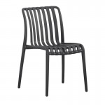 Moderna Καρέκλα Στοιβαζόμενη PP UV Protection Απόχρωση Ανθρακί c539462