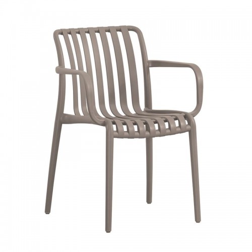 Moderna Πολυθρόνα Στοιβαζόμενη PP UV Protection Απόχρωση Mocha c539466