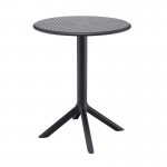 Moderna Τραπέζι Κήπου Βεράντας PP UV Protection Απόχρωση Μαύρο c539467