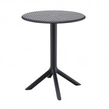 Moderna Τραπέζι Κήπου Βεράντας PP UV Protection Απόχρωση Μαύρο c539467