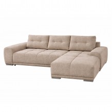 ΚΑΝΑΠΕΣ ΚΡΕΒΑΤΙ ΔΕΞΙΑ ΓΩΝΙΑ COMFYRA HM3336 03R ΜΠΕΖ ΥΦΑΣΜΑ 270x181x75Υεκ c539479