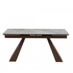 BRUNO ΤΡΑΠΕΖΙ ΕΠΕΚΤΕΙΝΟΜΕΝΟ-Η ΓΚΡΙ LATTE 160x90x75cm c539490