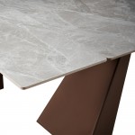 BRUNO ΤΡΑΠΕΖΙ ΕΠΕΚΤΕΙΝΟΜΕΝΟ-Η ΓΚΡΙ LATTE 160x90x75cm c539490