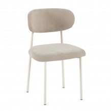 MATISSE ΚΑΡΕΚΛΑ BEIGE 49x49x80cm SET 4τμχ c539492