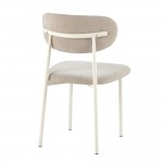 MATISSE ΚΑΡΕΚΛΑ BEIGE 49x49x80cm SET 4τμχ c539492