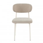 MATISSE ΚΑΡΕΚΛΑ BEIGE 49x49x80cm SET 4τμχ c539492