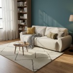 Kαναπές-κρεβάτι τριθέσιος Hungie pakoworld υφασμα μπεζ 250x92x89εκ c539510