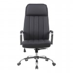Καρέκλα γραφείου διευθυντή Morales pakoworld pu μαύρο 60x70x118-124εκ c539513