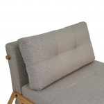 Πολυθρόνα-κρεβάτι Fancy pakoworld ύφασμα σε μπεζ απόχρωση με φυσικό πόδι 95x98x70εκ c539519