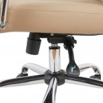 Καρέκλα γραφείου διευθυντή Morales pakoworld pu cappuccino 60x70x118-124εκ c539522