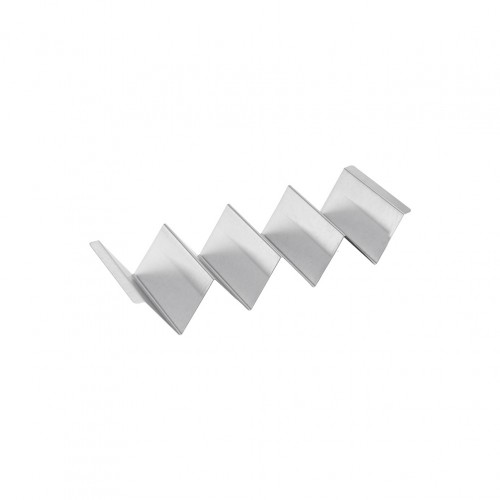 Στάντ Inox SS201 κυματιστό για Sandwich Tacos 3 4 θέσεων 28x10x5cm c539681