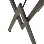 Τραπέζι Vertex pakoworld oak με μαύρα μεταλλικά πόδια 110x70x72εκ c539711