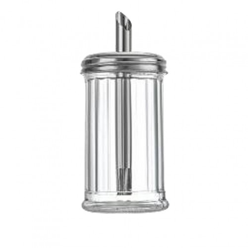 Ζαχαριέρα γυάλινη 330ml με INOX καπάκι c539807