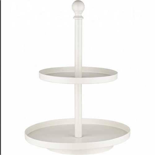 Εταζιέρα Αλουμινίου 2 επιπέδων φ20 φ13cm ύψος 32cm OTTINETTI Italy c539810