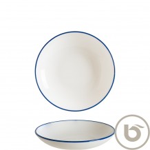 Μπωλ Σαλάτας Πορσελάνης 23CM με μπλε ρίγα Linea Blue BONNA Σετ 6 c539833