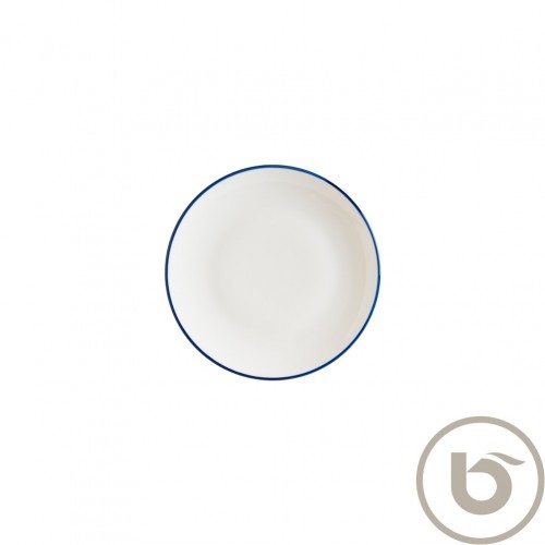 Πιάτο Ρηχό πορσελάνης coupe 17cm με μπλε ρίγα Linea Blue BONNA Σετ 12 c539835