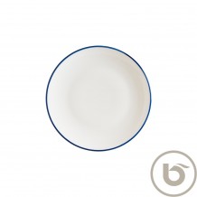 Πιάτο Ρηχό πορσελάνης coupe 23cm με μπλε ρίγα Linea Blue BONNA Σετ 12 c539837