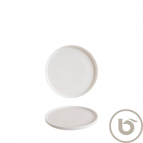 Πιάτο ρηχό Premium Vitrified με κάθετο χείλος step 16cm LIORA Ripple BONNA Σετ 12 c539850