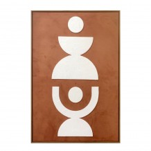 EQUILIBRIUM ΠΙΝΑΚΑΣ ΔΙΑΚΟΣΜΗΤΙΚΟΣ ΜΕ ΚΟΡΝΙΖΑ 82 6x4 3x122 6cm ΚΑΜΒΑΣ ΠΟΡΤΟΚΑΛΙ PS c539866
