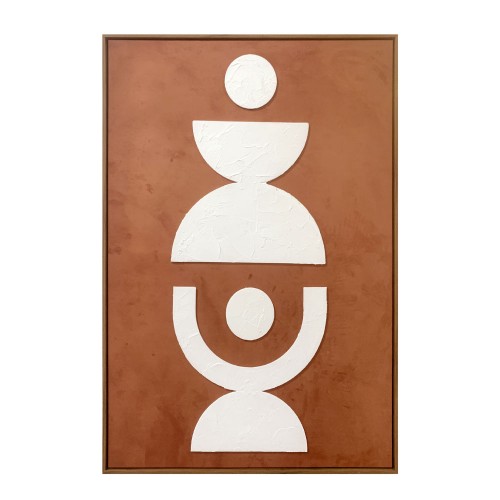 EQUILIBRIUM ΠΙΝΑΚΑΣ ΔΙΑΚΟΣΜΗΤΙΚΟΣ ΜΕ ΚΟΡΝΙΖΑ 82 6x4 3x122 6cm ΚΑΜΒΑΣ ΠΟΡΤΟΚΑΛΙ PS c539866