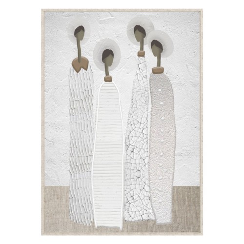 TRINITY ΠΙΝΑΚΑΣ ΔΙΑΚΟΣΜΗΣΗΣ 82 6x4 3x122 6cm ΚΑΜΒΑΣ OFF WHITE STONE GREY ΞΥΛΟ ΚΑΦΕ ΑΝΟΙΧΤΟ c539875
