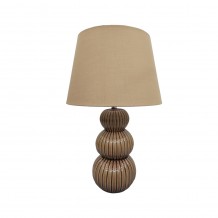 SOMA ΕΠΙΤΡΑΠΕΖΙΟ 35x35x56cm ΚΕΡΑΜΙΚΟ ΚΑΦΕ ΛΙΝΟ ΚΑΦΕ c539888