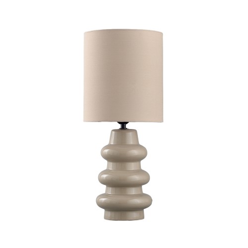 WAVE ΦΩΤΙΣΤΙΚΟ ΕΠΙΤΡΑΠΕΖΙΟ 20x20x46 5cm ΚΕΡΑΜΙΚΟ OFF WHITE ΑΝΟΙΧΤΟ ΥΦΑΣΜΑ OFF WHITE c539904