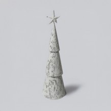 SAPIN XMAS ΦΩΤΙΣΤΙΚΟ 21x21x69 5cm ΣΙΔΕΡΟ ΛΕΥΚΟ c539906