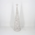 SAPIN XMAS ΦΩΤΙΣΤΙΚΟ 27x27x90 5cm ΣΙΔΕΡΟ ΛΕΥΚΟ c539907