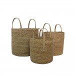DEL MAR ΚΑΛΑΘΙ ΧΕΡΟΥΛΙ SET 3ΤΜΧ 35x35x35cm SEAGRASS ΦΥΣΙΚΟ c539951