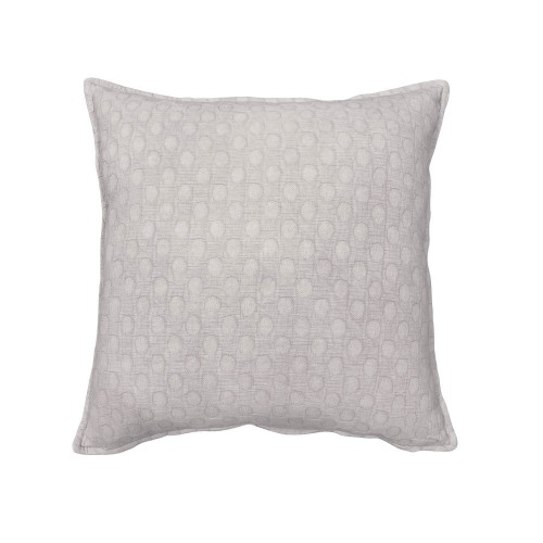 FELIC C ΔΙΑΚΟΣΜΗΤΙΚΟ ΜΑΞΙΛΑΡΙ 50x50cm ΥΦΑΣΜΑ ΛΕΥΚΟ c539980