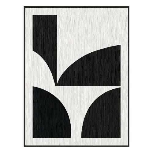 CONTRAST ΠΙΝΑΚΑΣ ΔΙΑΚΟΣΜΗΣΗΣ 60x80x3 2cm ΚΑΜΒΑΣ ΑΣΠΡΟ ΜΑΥΡΟ MDF ΜΑΥΡΟ c539998