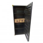 CONTAINER ΒΙΒΛΙΟΘΗΚΗ ΨΗΛΗ ΜΑΥΡΟ ΧΡΥΣΟ RUSTY 61x40x177 c540024
