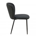 FIGARO ΚΑΡΕΚΛΑ ΑΝΘΡΑΚΙ ΜΑΥΡΟ 49x63x79cm SET 2τμχ c540028