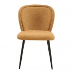 FIGARO ΚΑΡΕΚΛΑ ΚΙΤΡΙΝΟ ΜΑΥΡΟ 49x63x79cm SET 2τμχ c540029